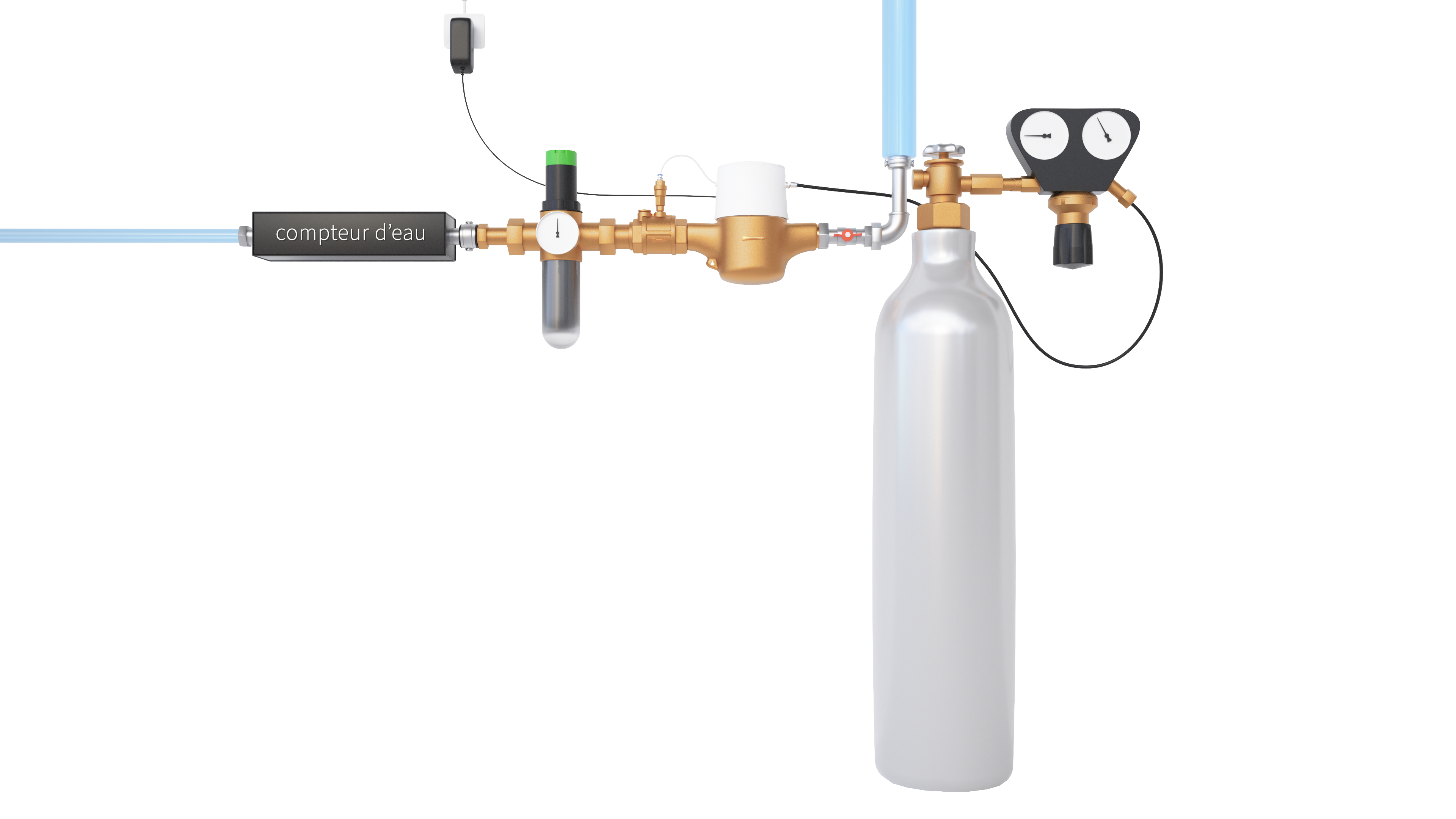 Illustration 5Adoucisseur d'eau SOLUCALC au CO2