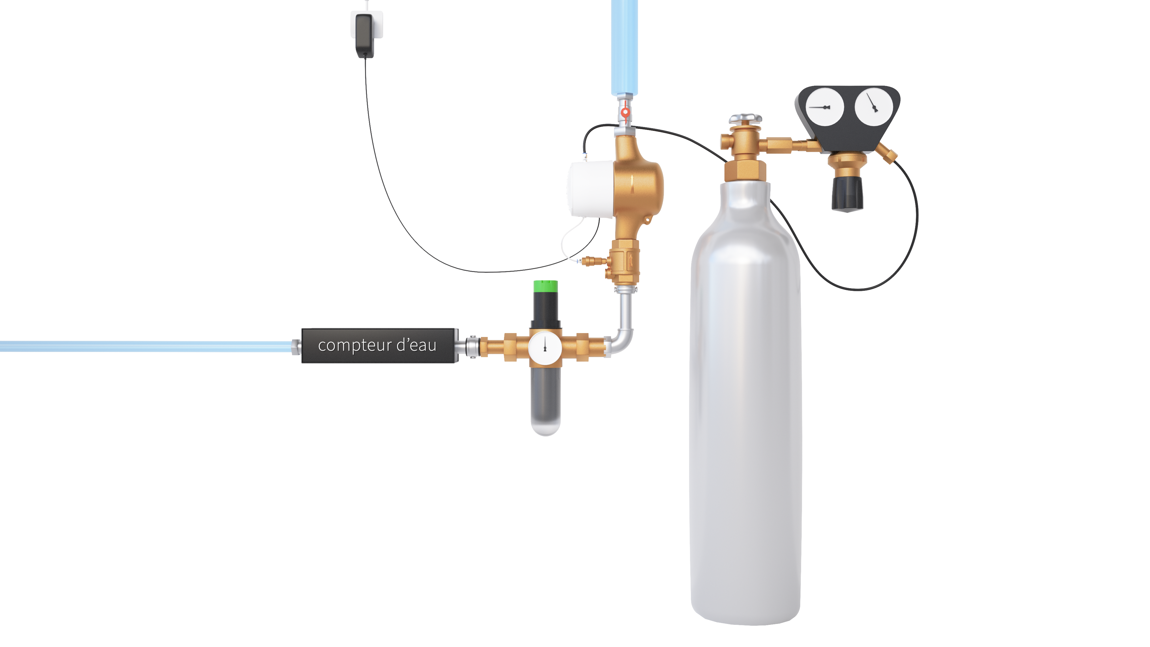 Illustration 6Adoucisseur d'eau SOLUCALC au CO2