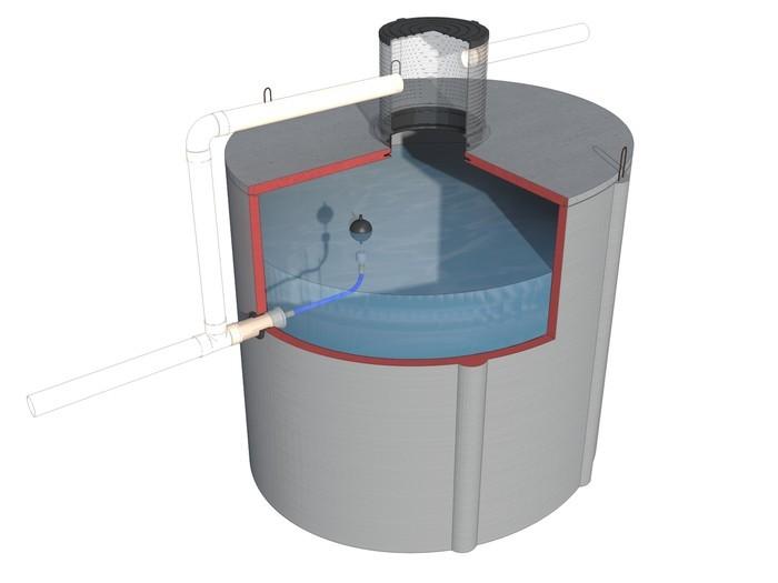 Récupération eau de pluie, cuve spéciale rétention d'eau en rhône alpes